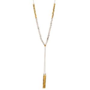 Gorjana Power Gemstone Necklace- Howlite (calming)